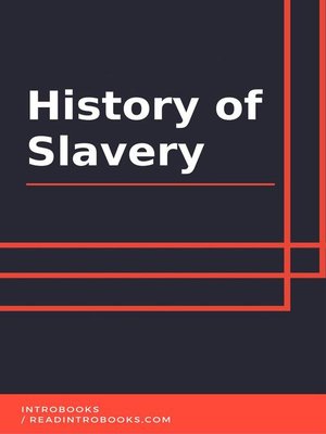 cover image of History of Slavery